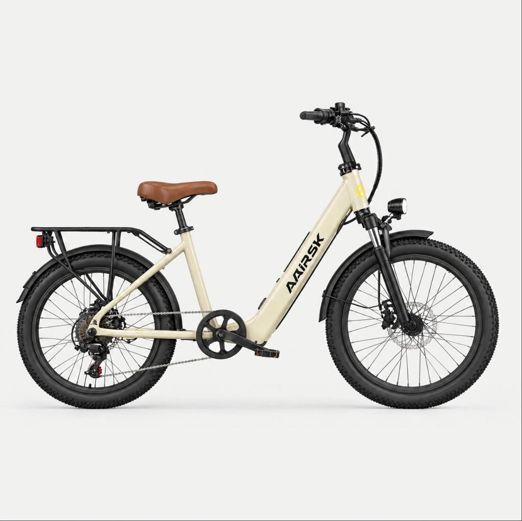 Electric City Bike 24” in beige, photo 1