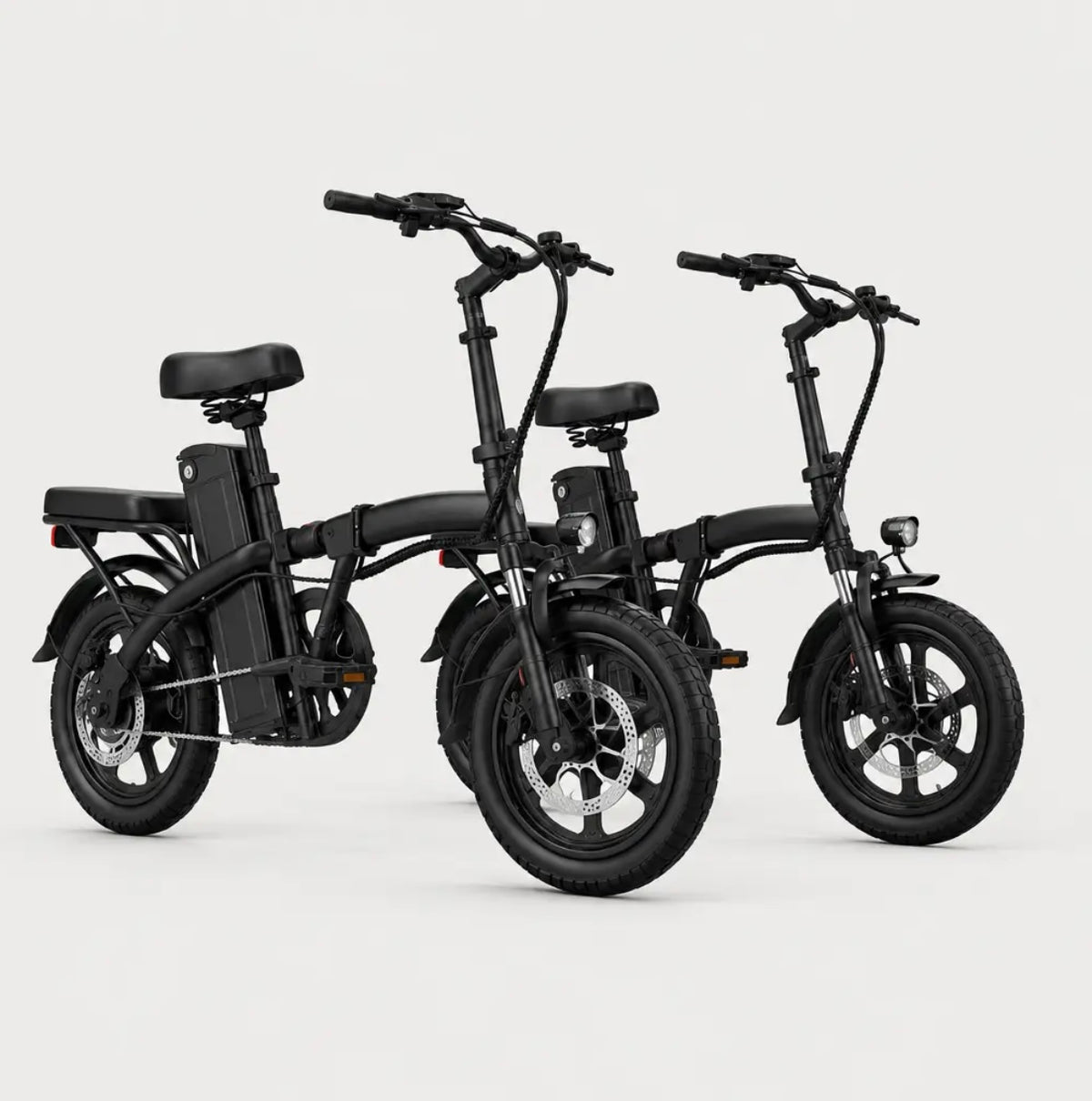 Compact Folding Electric Bike Duo (2 bikes)