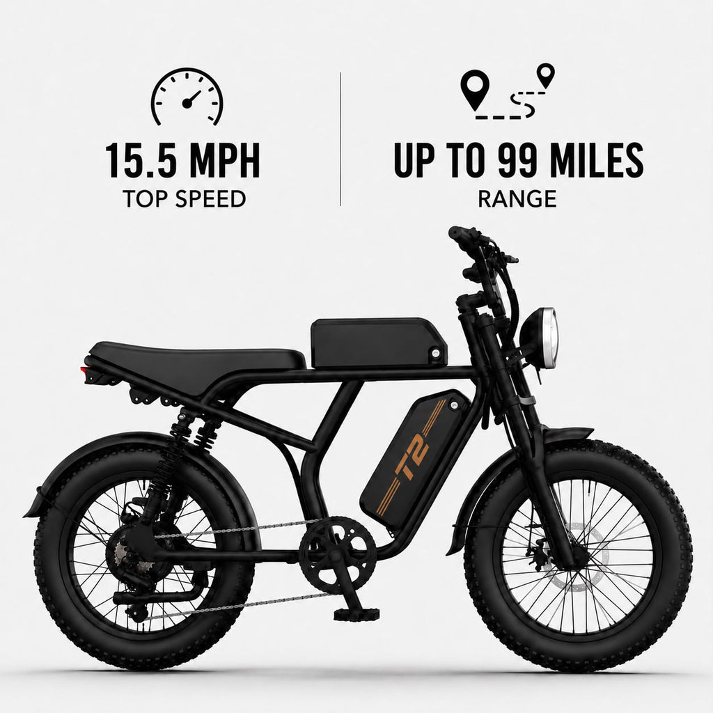 Motorcycle-Style Electric Bike, photo 4