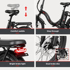 Folding Step-Through Electric Bike, photo 14