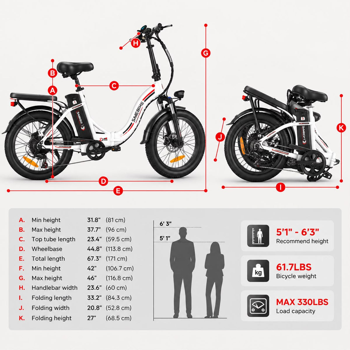Folding Step-Through Electric Bike, photo 15