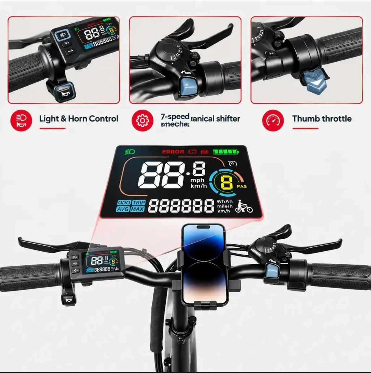 Folding Step-Through Electric Bike, photo 10