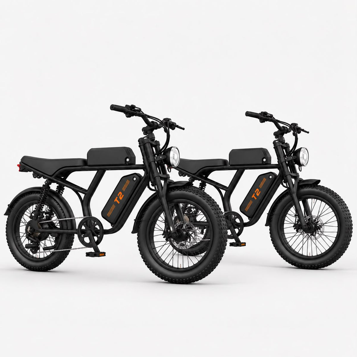 Motorcycle-Style Electric Bike Duo, photo 1