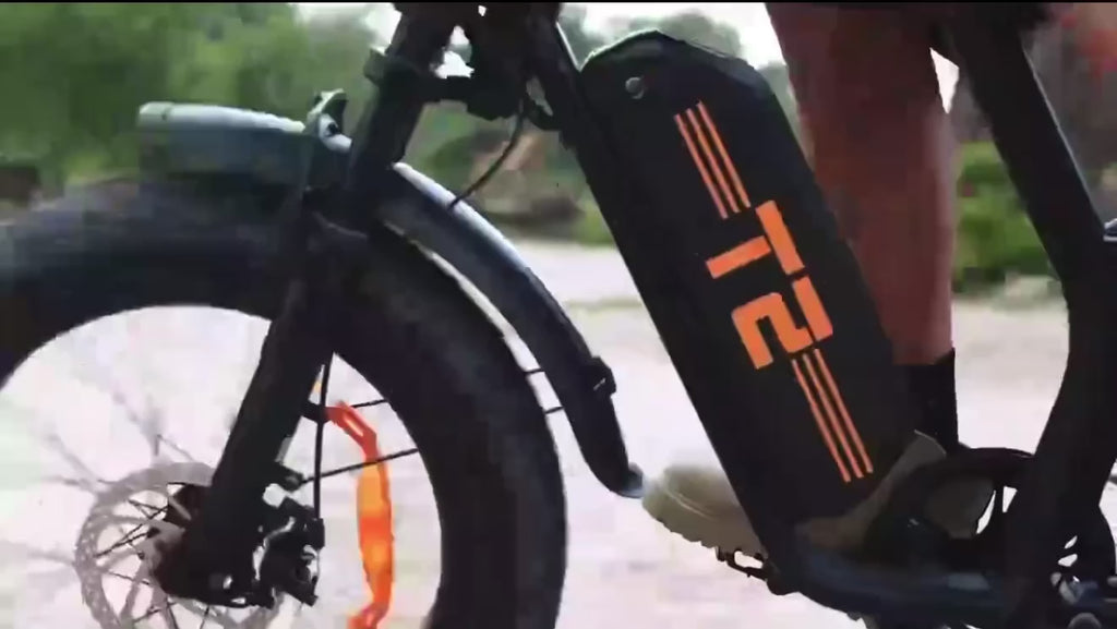 Motorcycle-Style Electric Bike