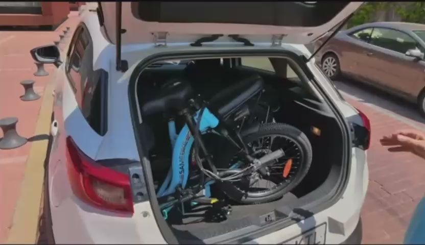 Folding Step-Through Electric Bike